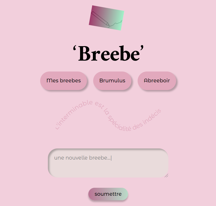 breebe website screenshot