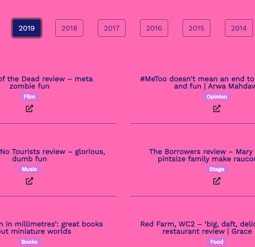 nothing past 2020 website screenshot